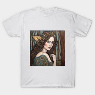 Emily Blunt as a fairy in the woods T-Shirt